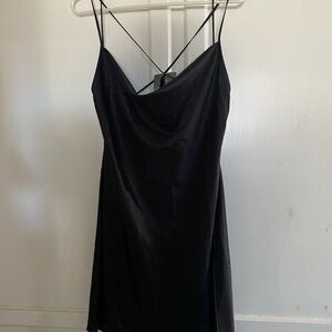 H&M Black Mini Dress